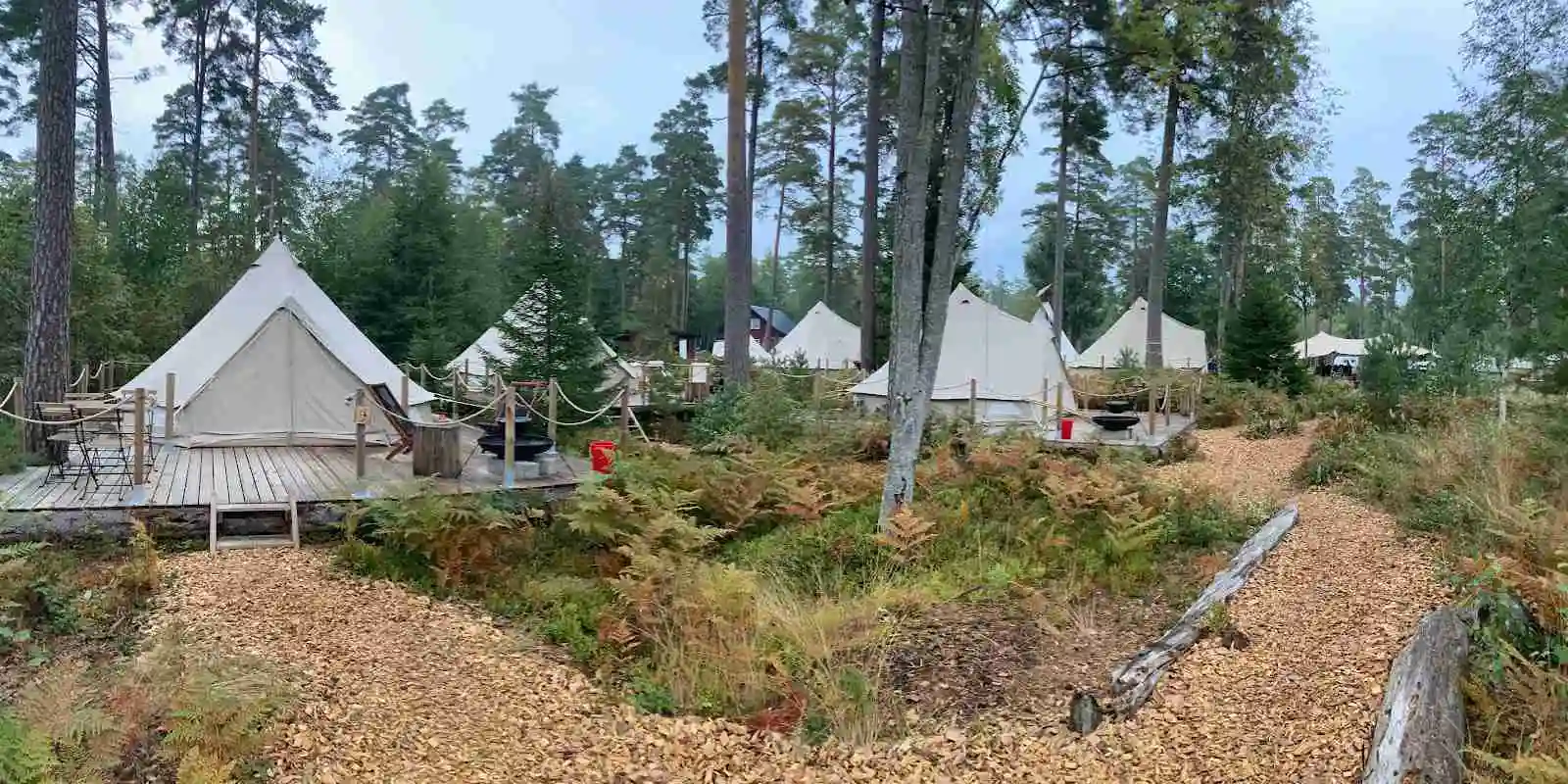 Upplev unik glamping vid Norraryds Camping i Småland. Bekväma tält vid sjön Åsnen med aktiviteter, natur & äventyr. Nära Åsnens Nationalpark. Boka nu!